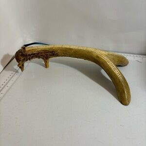 Vintage unique hand made crafted antler‎ cribbage game board